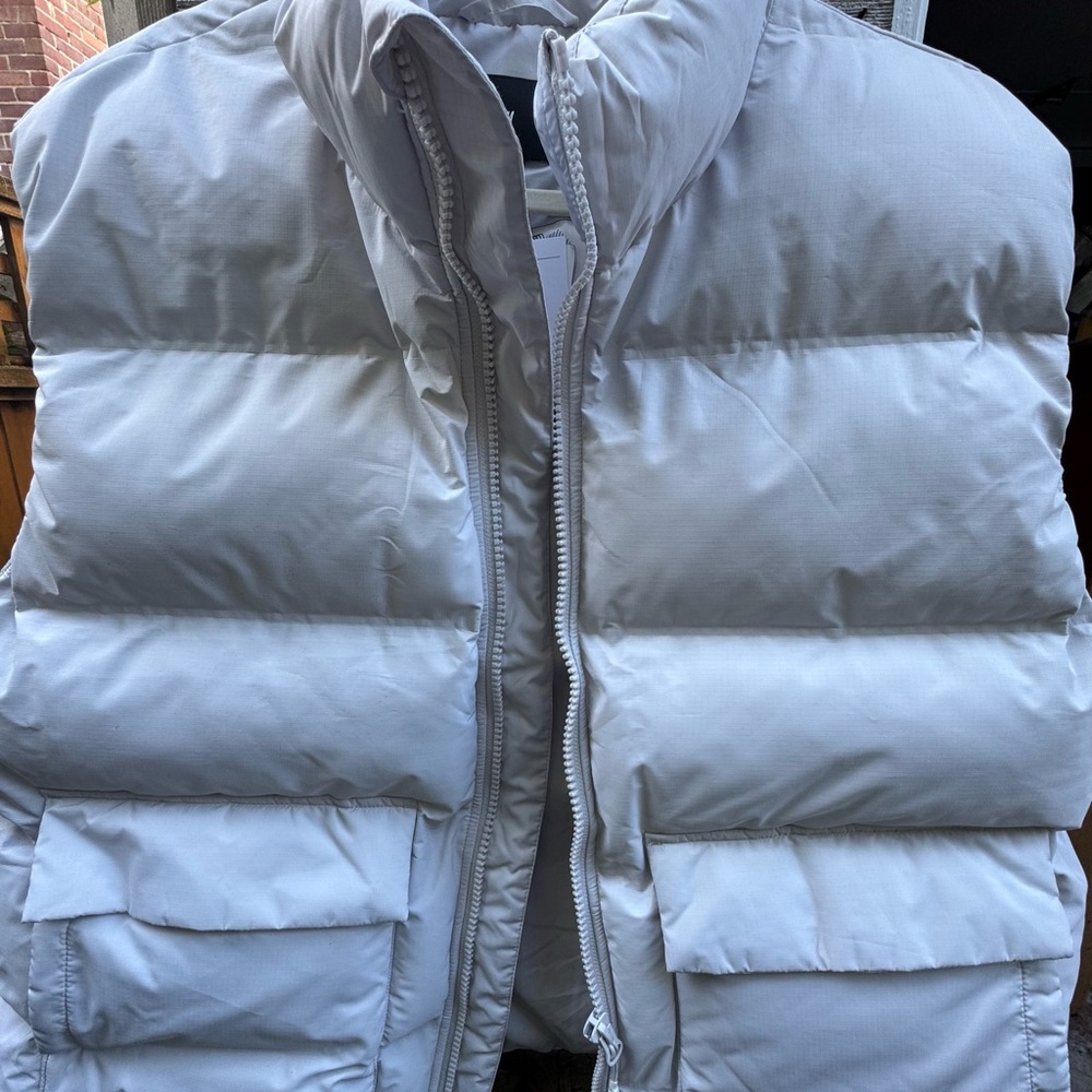 H&M Cream Puffer Vest